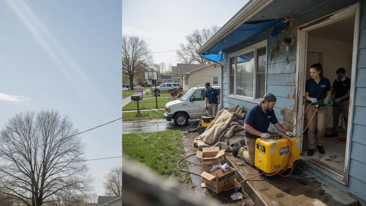 Basement Flood Cleanup in Lynn Center, IL near me